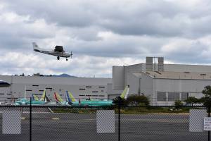 A cloudy day at Renton Municipal Airport. Photo by Haley Ausbun