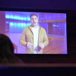 Photo by Haley Ausbun                                During halftime, athletes and coaches have individual meetings, while parents watch a video prepared by Highlands Community Church for whatever biblical principle teams are learning about that week at the Upward sports league.