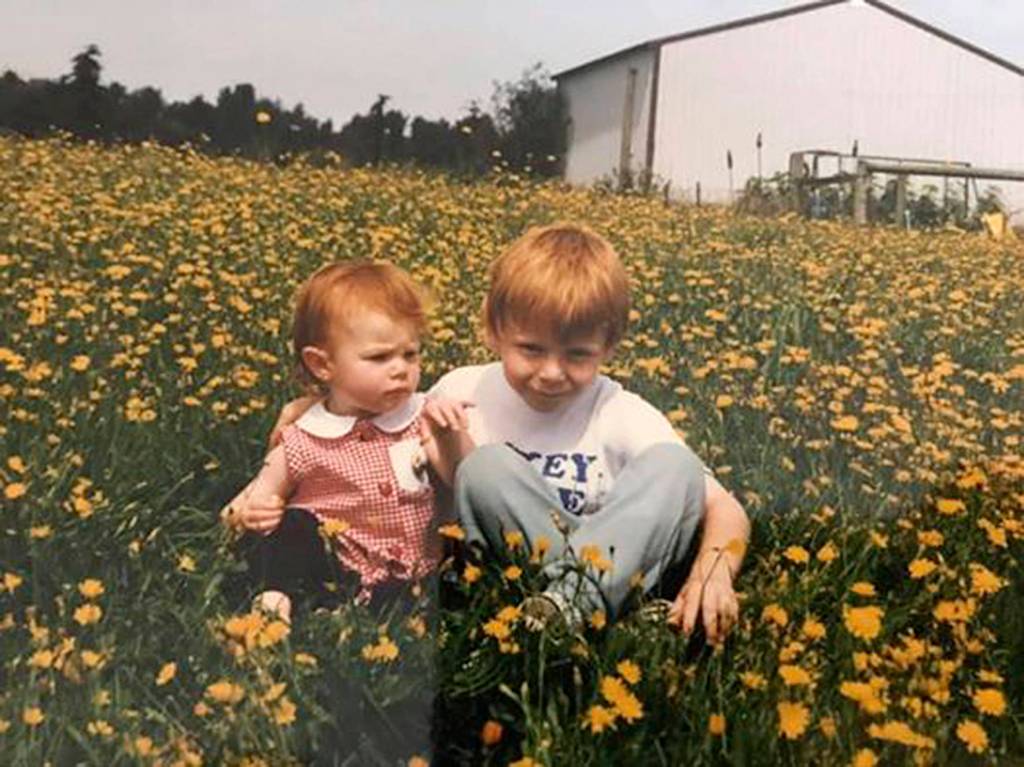 Photo courtesy of Rylee Russell Marks family. Rylee and his little sister Baylee when they were young. Friends say Baylee was the light of his life as they grew up together in Whatcom county and later Renton.