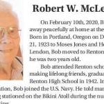 Obituary: Robert W. McLendon