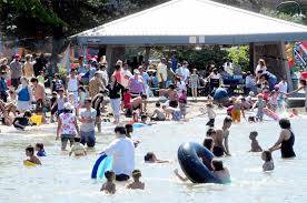 Fourth of July at Gene Coulon Memorial Park Beach, Summer 2011. File photo.