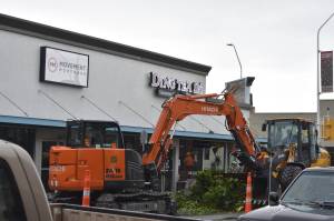 Down the block at Williams Avenue South, trees were also removed, Monday, June 15. Photo by Haley Ausbun.