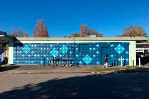 Building mural in Renton (Photo credit: Marsha Rollinger)