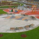 Sunset Neighborhood Park plaza (Photo Credit: City of Renton)