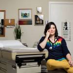 Dr. Elizabeth Eaman in her clinic (photo credit: Jenny Jimenez)