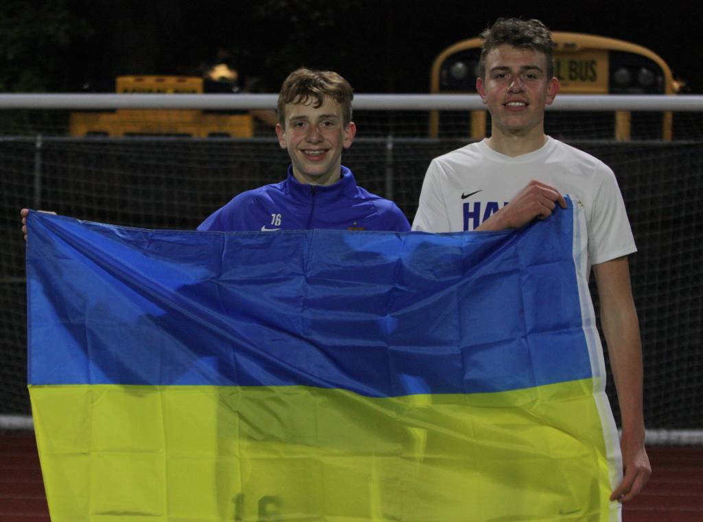 From left to right, Ukrainian brothers Vitaliy and Alex Polyukh. Andy Nystrom/ staff photo