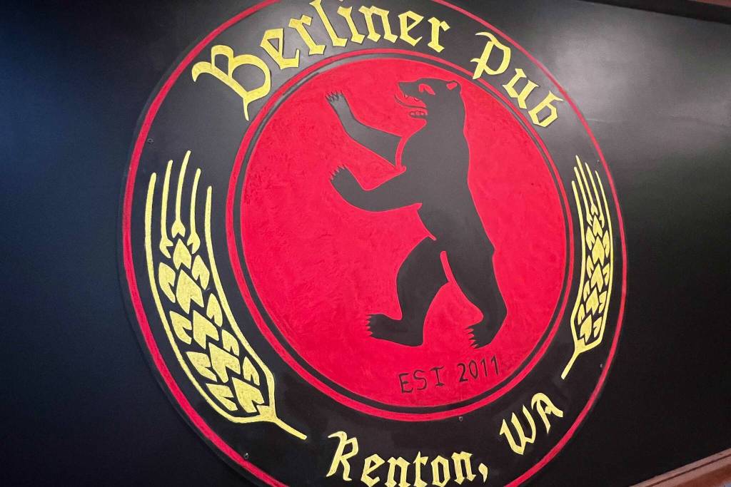 The Berliner Pub sign close-up, as not to expose the venues new renovations. Cameron Sheppard/Sound Publishing