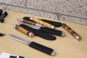 On the first day of the PNW True Crime Fest, guests could join in on a self-defense classes, which included fake knives and other weapons. Photo by Bailey Jo Josie/Sound Publishing