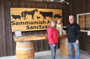 Photos by Bailey Jo Josie/Sound Publishing 
Diane and Don Gockel (with their dog, Bojangles) moved the Sammamish Animal Sanctuary from Sammamish to Renton in early 2022.