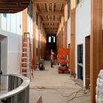 Photo courtesy of the City of Renton 
A view inside the construction site of the incoming family center in Renton.