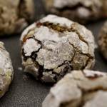Thick Black Sesame and Miso Crinkle Cookies for the Holidays (Courtesy of Kat Lieu)