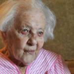 Hilde at her 103rd birthday party. Photo by Alex Bruell.