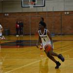 Eagle senior Gabriel Thomas in the win over Tyee.