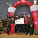 The UPS Foundation Esther Ndichu, Black Equality Coalition Anthony Curtis, UPS Community Relations Kate Kane, Community Passageways Dominque Davis and Andrea Altheimer, and UPSs Chief Corporate Affairs and Sustainability Officer Laura Lane. Photo courtesy of Black Equality Coalition.