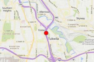 The location of the incident as reported by Washington State Patrol. (Screenshot from Washington State Patrol Press Memo)