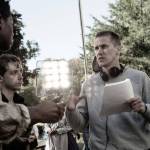 Bellevue writer/director Brett Smith talks through a scene with lead actors R.J. Cyler and Gerran Howell. Photo courtesy of Xenon Pictures.