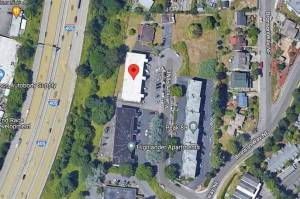 The location of the fire. (Screenshot from Google Maps)