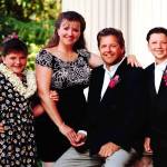 The Hudson family in 1995. Photo courtesy of Bruce Hudson.