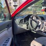 Damaged steering wheel column and ignition lock of Doug Lindquist's Hyundai Elantra. (Photo by Ben Leung/Renton Reporter)