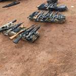 Seizures of firearms from Concho, Arizona. (Courtesy of Department of Justice)