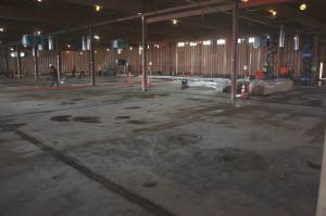 The inside of the building where the school will be built. Cameron Sheppard / Renton Reporter
