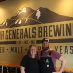 Mary Hudspeth and Ross Hudspeth stand in the Wells Avenue brewery they co-own with Marys husband and Ross father, Mike. Bailey Jo Josie / Renton Reporter