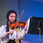 Eden Pawlos, a 10th grader at Kentridge High School and violinist with Key To Change, has gotten to perform with the Northwest Symphony Orchestra. Photo courtesy of Key To Change.