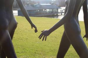 Bailey Jo Josie / Renton Reporter
Close-up of Interface sculpture at Gene Coulon Memorial Beach Park.