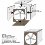 Illustration by Amanda Hu.
A simple illustration of how to put together the Corsi-Rosenthal Box, this version has the fan on the side but the box can also be built with the fan sitting on top.