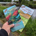 Photos by Ben Ray / The Reporter
Duo of brochures for kids at the Cedar River Trail Park.