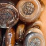 The Renton Arts and Glass Studio created glass dragon coins for the Dragon hatching celebration in April 2023. Photo courtesy of Joni Johnson.