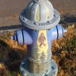 Photo by Bailey Jo Josie/Sound Publishing
One hydrant depicts Sasquatch  a staple cryptid of the Pacific Northwest  being abducted by extraterrestrials.