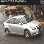 Surveillance footage shows the suspect vehicle involved in the vandalism incident, which Renton Police is pursuing as a potential hate crime. Photo courtesy of The Brewmaster's Taproom.