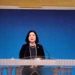 Photo courtesy of General-Consulate of the Republic of Korea in Seattle
Consul-General Eun-ji Seo speaks at Federal Way First Presbyterian Church with the Federal Way Korean Womens Association, and Radio Hankook to celebrate the New Year on Jan. 5.