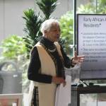 Benita Horn talks about the city of Rentons early Black coal miners. Photo by Bailey Jo Josie/Sound Publishing.