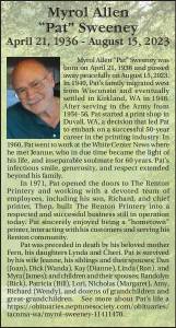 Myrol Allen “Pat” Sweeney | Obituary