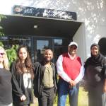 Samantha Nelson, Yelda Aziz, Derek Drake, Joseph Drake and Jawahir Ali stand outside Puget Sound Training Center in Renton. Photo by Bailey Jo Josie/Sound Publishing.