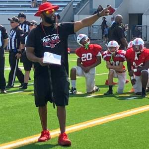 Seahawks named Renton High School head football coach Mark Cross a Coach of the Week. (Photo from Seahawks.com)