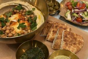 Cameron Sheppard/Sound Publishing
Hummus Shakshuka at Gold Schnitzel Mediterranean.