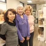 Photo by Bailey Jo Josie/Sound Publishing
June Paik (left) and her employees at Master Hair Care can work with clients for hours to find the perfect wig or hair piece.