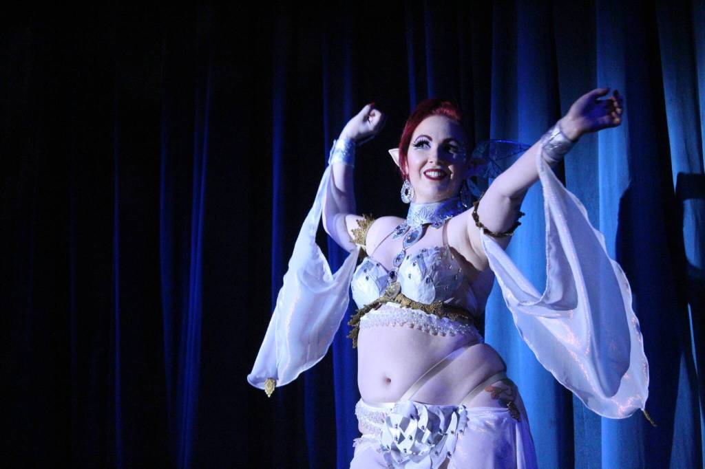 Burlesque dancers enchant at the Renton Civic Theatre.