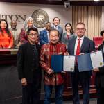 Photos courtesy of the City of Renton.
On Monday, Feb. 12, the City of Renton designated the day as Lunar New Year Day and Mayor Armondo Pavone presented the proclamation to Viet-Wah CEO, Duc Tran (left) and community leader, Michael Chen.