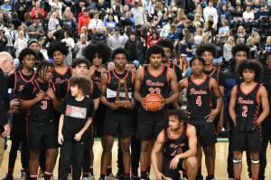 Rentons boys basketball team awarded with sixth place. Ben Ray / The Reporter