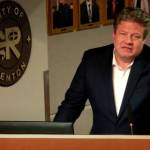 King County Councilmember Reagan Dunn presents to Renton City Council on March 4. (Screenshot from Renton City Council video)