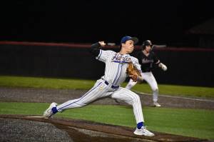 Sam Nicholson struck out 11 Kentlake batters in Hazens 6-5 win. Ben Ray / The Reporter