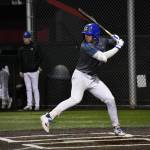 Rohne Klein has been on a tear at the plate recently and added a pair of knocks against the Highlanders. Ben Ray / The Reporter