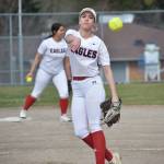 Hailey Rasmussen struck out 10 and allowed just one earned run in the loss. Ben Ray / The Reporter