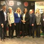 Speakers at the Valley Comm/Crisis Connections press conference on April 16. Photo by Bailey Jo Josie/Sound Publishing.