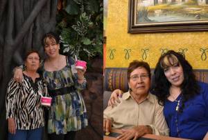 Reyna Hernandez (right) with her mother. Photo Courtesy of Ivonne Carillo-Hernandez