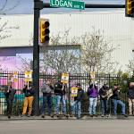 Informational picketing lines formed outside the Boeing facility in Renton in support of the International Association of Fire Fighters Local I-66 union on Monday, April 29. Local I-66 President Casey Yeager told the Renton Reporter that the union, which has been in negotiations with Boeing for months over a new contract, has local and international support. Courtesy image.